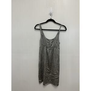 Burberry Silk Babydoll Grey Tank Size Large
